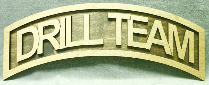 Large 18 inch Drill Team Tab - Image 1