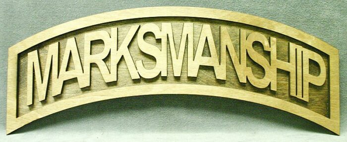 Large 18 inch Marksmanship Tab - Image 1
