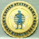 Custom 12" or 18" Army Human Resources Command Wall Tribute