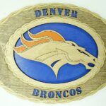 NFL Denver Broncos Wall Tribute
