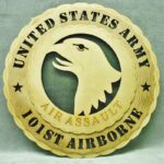 Custom 12" Army 101st Airborne Wall Tribute