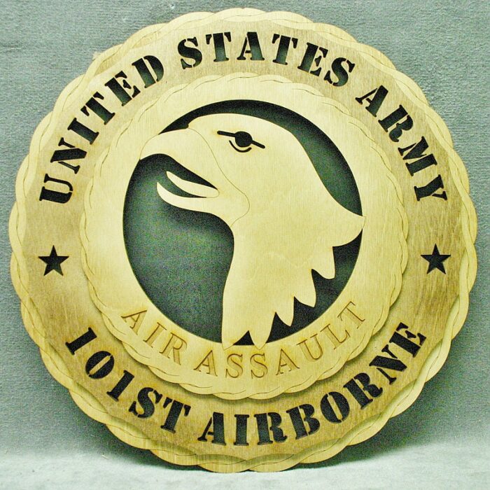 Custom 12" Army 101st Airborne Wall Tribute - Image 1
