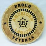 Custom 12"or 18" Wood American Legion Wall Tribute