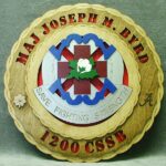 Custom 12"or 18" Wood Army 1200 CSSB Wall Tribute
