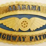Alabama Highway Patrol Large Oval Wall Tribute - Free Shipping
