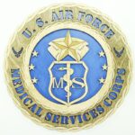 Custom 12"or 18" Wood Air Force Medical Services Corps  Wall Tribute