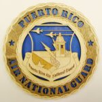 Custom 12"or 18" Puerto Rico Air National Guard Wall Tribute