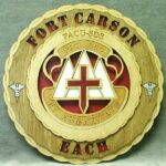 Custom 12"or 18" Wood Army Fort Carson EACH Wall Tribute