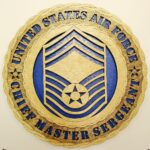 Custom 12"or 18" Air Force Chief Master Sergeant Wall Tribute
