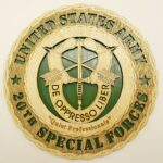 Custom 12" Wood US Army 20th Special Forces - Wall Tribute - FREE SHIPPING