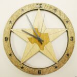 Custom 12" Texas Lone Star Clock- FREE SHIPPING