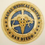 Custom 12"or 18" Naval Medical Center San Diego Wall Tribute