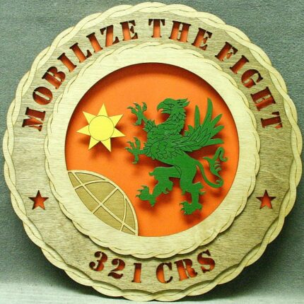 Custom 12"or 18" Air Force 321 CRS Wall Tribute