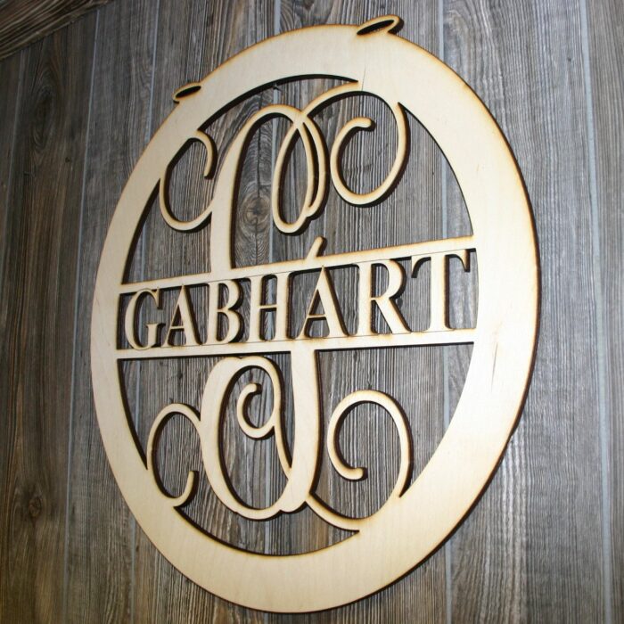 Monogrammed Front Door Ornament - Image 2