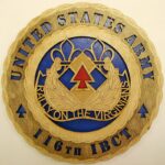 Custom 12" Army 116th IBCT Wall Tribute