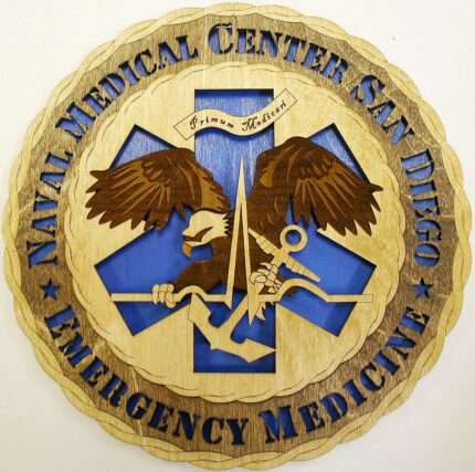 Custom 12"or 18" Navy Medical San Diego ER Wall Tribute