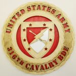 Custom 12"or 18" Army 316th Cavalry BDE Wall Tribute