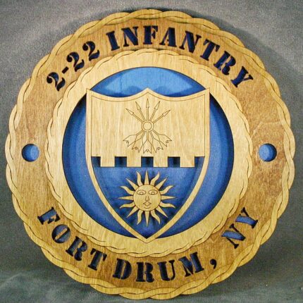 Army 2-22 Infantry Wall Tribute