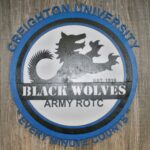 Custom Large Creighton University Black Wolves ROTC Crest - Image 2