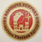 Custom 12"or 18" Army Engineer Afghanistan Wall Tribute