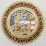 Custom 12"or 18" Army Engineer Afghanistan Wall Tribute - Image 2