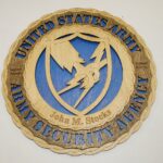 Custom 12" Army  Security Agency Wall Tribute - Image 2