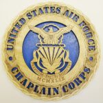 Custom 12" or 18" Air Force Chaplain Wall Tribute