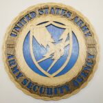 Custom 12" Army  Security Agency Wall Tribute