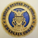 Custom 12" or 18" Air Force Chaplain Wall Tribute - Image 3