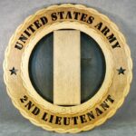 12" and 18"  Army 2nd Lieutenant Wall Tribute