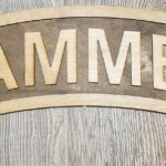 18 Inch Hammer Tab - Stained