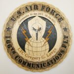 12" and 18" Air Force 166th Communications Flight Wall Tribute