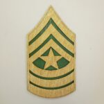 Army Large SGM Rank 16 x 12