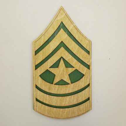 Army Large SGM Rank 16 x 12