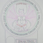 12" and 18"  AF 43d Air Mobility SQ Wall Tribute