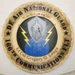 12" and 18"  Delaware Air National Guard Wall Tribute - 166th Communications Flight