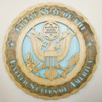 12" and 18"  Great Seal of the United States Wall Tribute
