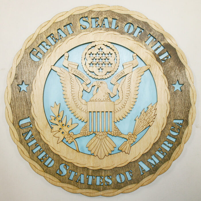 12" and 18"  Great Seal of the United States Wall Tribute - Image 1