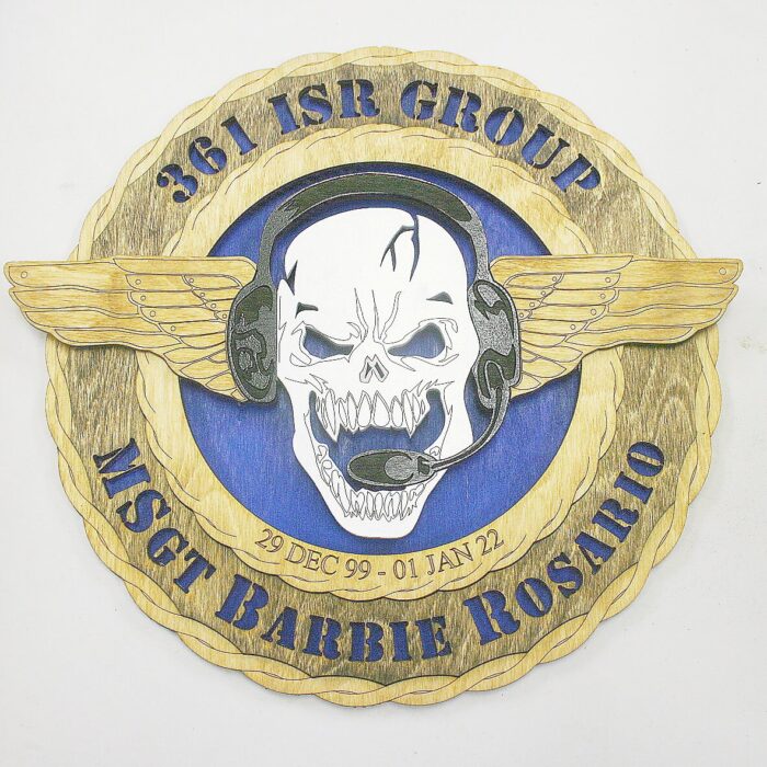 12" and 18"  Air Force 361 ISR Group Wall Tribute - Image 1