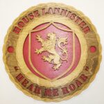 12" and 18"  Game of Thrones - House Lannister Wall Tribute