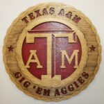 12" and 18"  Texas A & M University Wall Tribute