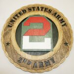 12" and 18" 2nd Army  Wall Tribute - Image 2