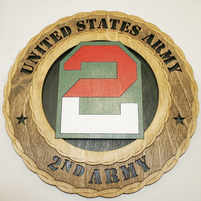 12" and 18" 2nd Army  Wall Tribute - Image 2