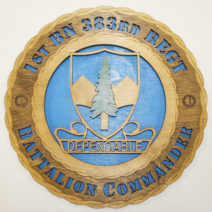 12" and 18" 1-383 Regiment Wall Tribute - Image 1