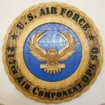 12" and 18"  Air Force 217th Air Ops Wall Tribute - Image 2