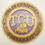 12" and 18"  Texas Christian University Wall Tribute - Image 2