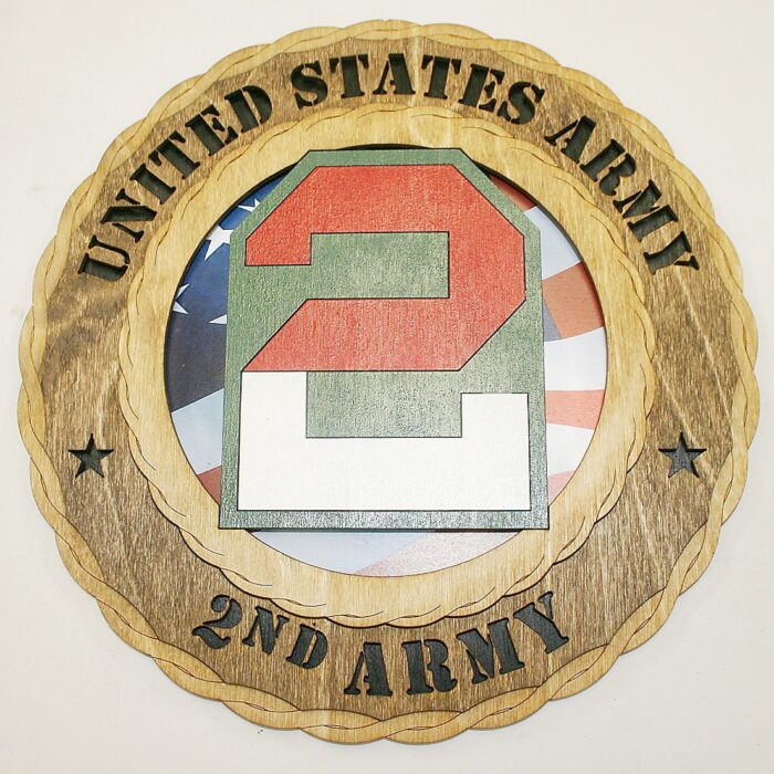 12" and 18" 2nd Army  Wall Tribute - Image 3