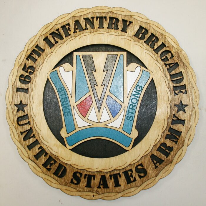 12" and 18"   165th Infantry Brigade Wall Tribute - Image 2