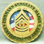 Custom 12" Wood US Command Sgt Major Wall Tribute - Personalized - FREE SHIPPING - Image 3