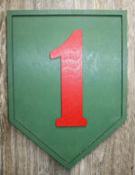Large 18 inch 1st Infantry Wall Insignia
